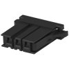 Socket header, 3 pole, pitch 5.08 mm, straight, black, 2-178128-3