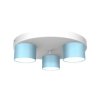 Lampa sufitowa DIXIE Blue/White 3xGX53 MLP7551 Milagro