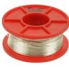 Srebrzanka; DSM05-56mb; drut; Cu; srebrzony; 0,5mm; -200...+800°C; szpula 100g; Innovator; RoHS