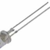 LEDP5W-3J2 Dioda LED biała 2cd 110° clear - płaskie czoło