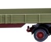 Wiking 051003 H0 Model ciężarówki Mercedes Benz Naczepa burtowa, kolor zielony trzcinowy