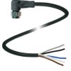 Pepperl+Fuchs 297830 Złącze konfekcjonowane czujnika/aktuatora V15-WV4A-BK10M-PUR-U/0,75, piny: 5, 10 m, 1 szt.