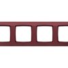 KARO Ramka 4 poczwórna burgund R-4S/58 OSPEL