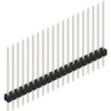 Pin header, 20 pole, pitch 2.54 mm, straight, black, 10046969