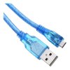 Cable MicroUSB B - A 2.0 blue - 1m