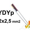Przewód YDYp 2x2,5 mm2 (300/500V) instalacyjny płaski (krążki 100m) G-002899 TELEFONIKA