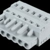 231-106/026-000 Female multipoint connector, 6-pin, RM 5.0 mm