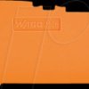 2106-1292 End and intermediate plate 1 mm thick, orange