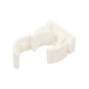 Uchwyt Zamknięty Do Rur 16Mm Biały Uze-16 /100Szt./