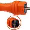 Wtyczka Gumowa Pomarańczowa 16A 230V Ip44 Hermetyczna Na Kabel