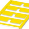 PA device marker, (L x W) 12.1 x 26.9 mm, yellow, sheet with 8 pcs, 0825470