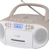 Radio-CD Reflexion RCR2260PK fale metrowe (VHF) różowy, biały