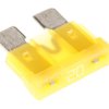 Bezpiecznik samochodowy, 20A kolor Żółty, Littelfuse 32V dc