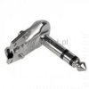 Jack 6,3 WTYK stereo metal kątowy; gitarowy