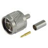 Złącze koncentryczne Montaż na kablu Męski typ złącza Złącze N Połączenie zagniatane