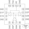13 Gbps Fast Rise Time 1:2 Fanout Buffer with Programmable Output Voltage