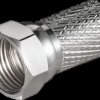 51864 F-connector, for 7 mm diameter coaxial cable, screw-on connector