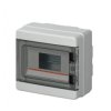 Rozdzielnica modułowa PV 1x12 natynkowa drzwi transp. seria 620 IP65 280x220x100 szyna N+PE szara EC62012E