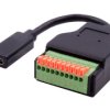 Adapter interfejsów złącze A Zacisk złącze B USB typu C rodzaj B Żeńskie Exsys