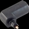 BS69056 TOSLINK adapter, socket to socket, angled
