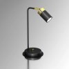Lampka nocna JOKER BLACK/GOLD 1xGU10 MLP7534 Milagro