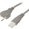 Kabel: 2X0,75Mm2, Cee 7/16 (C) Wtyk,Iec C7 Żeński, 3M Lt-207+503 H03vvh2-F...