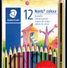 61 SET6 Noris Club coloured pencils, 12 colours, eraser, pencil