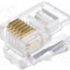 Wtyk teleinformatyczny RJ12 /6styków/ 051702 /50szt./