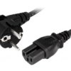 Kabel: 3X1mm2, Cee 7/7 (E/F) Wtyk Kątowy,Iec C15 Żeński, Guma Lt-322+545...