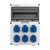 Rozdzielnica budowlana TD 6x230V erbetka gniazda Mennekes Doktorvolt DV-0571-F