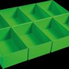 6000001713 Inset box D3, green, pack of 8
