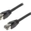 Patch Cord S/Ftp Cat 8.1 Linka Cu Lszh Czarny 3M 26Awg Cq8063s