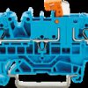 2002-1874 Disconnect terminal block, blue, 4-conductor, 2.5 mm²