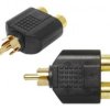 Adapter RCA wt/2gn RCA zloty