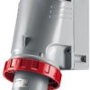 Złącze przemysłowe - zasilające 63A Wtyczka 415 V 3P + E Męski Scame Czerwony Montaż ścienny IP67