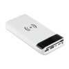 VT-3508 20000mah Power Bank z ładowaniem indukcyjnym i wbudowanym przyłączem typ: MICRO USB biały 8860 V-TAC