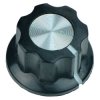 MF-A01 Black Control Knob 6mm Shaft 19.5mm