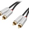 Przyłącze 2xRCA-2xRCA PREMIUM series 2.5m