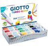 Giotto F425300 Gio Turbo Giant Felt Tip Pen Chisel Assorted 144pcs School Pack
