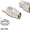 90192 Connector DC 5.5 x 2.5 mm female bulkhead soldering version - ro