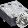 39227 Jack panel socket, 3.5 mm, stereo, angled, PCB, 2 break contacts