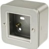 RT-PK79X79EU Puszka instalacyjna, natynkowa, pojedyncza, wymiary: 79x79mm (euromoduł)