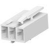 Socket housing, 3 pole, pitch 5 mm, straight, natural, 8-1241961-8