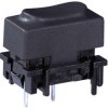 Short-stroke pushbutton, 1 Form A (N/O), 100 mA/28 V, unlit , actuator (anthracite, L 11.5 mm), 0.7 N, THT, 6450.0005