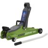 Sealey 1020LEHV Trolley Jack 2tonne Low Entry Short Chassis - Hi-Vis Green
