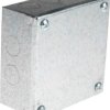 Puszka zaciskowa, Stal Galwanizowany 5 Knockouts 100mm x 100 mm x 50mm RS PRO