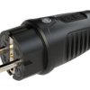 Wtyczka gumowa 16A 2P+Z 230V UNI-SCHUKO IP54 /pełna guma/ TAURUS2 0522-sr