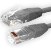 Kabel patchcord UTP5 1,0m szary