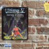 Ultima V Box Artwork from the Original Video Game - Metal Sign