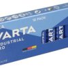 Bateria; alkaliczna; LR03 AAA Industrial; 1,5V; pudełko; fi 10,3x44,5mm; VARTA; R3 AAA